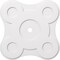 Ekena Millwork Luna Architectural Grade PVC Contemporary Ceiling Medallion, 38"OD x 3"ID x 13 1/4"C x 1"P CMP38LA-03000 - alternate 1